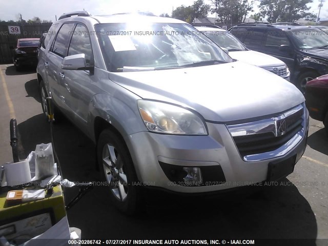 5GZEV33728J282292 - 2008 SATURN OUTLOOK XR/TOURING SILVER photo 1