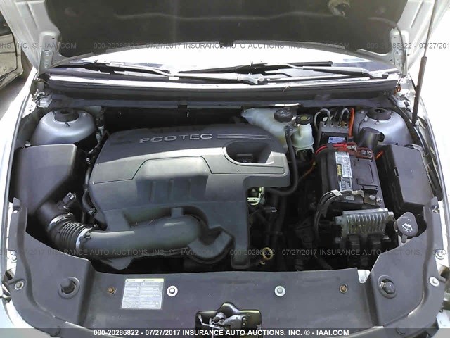 1G1ZG57B89F254114 - 2009 CHEVROLET MALIBU LS 银色 照片 10