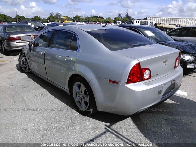 1G1ZG57B89F254114 - 2009 CHEVROLET MALIBU LS 银色 照片 3