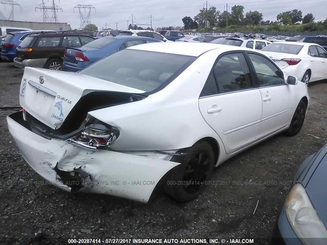 4T1BE32K26U742522 - 2006 TOYOTA CAMRY LE/XLE/SE WHITE photo 4