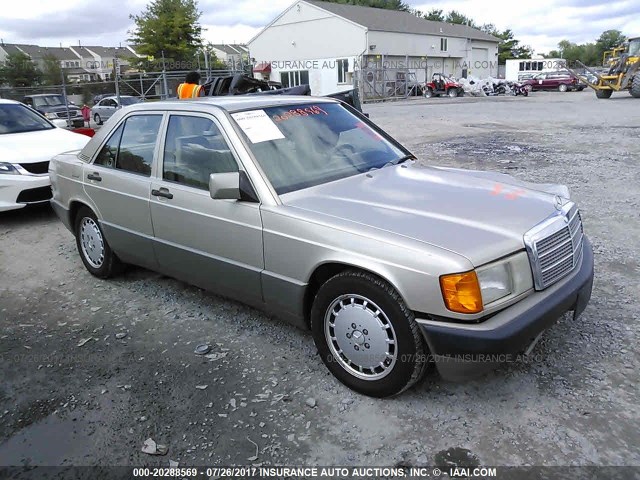 WDBDA29D9NF945855 - 1992 MERCEDES-BENZ 190 E 2.6 TAN photo 1