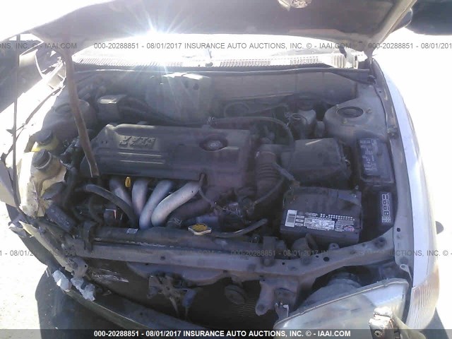 1Y1SK54861Z413209 - 2001 CHEVROLET GEO PRIZM LSI GOLD photo 10