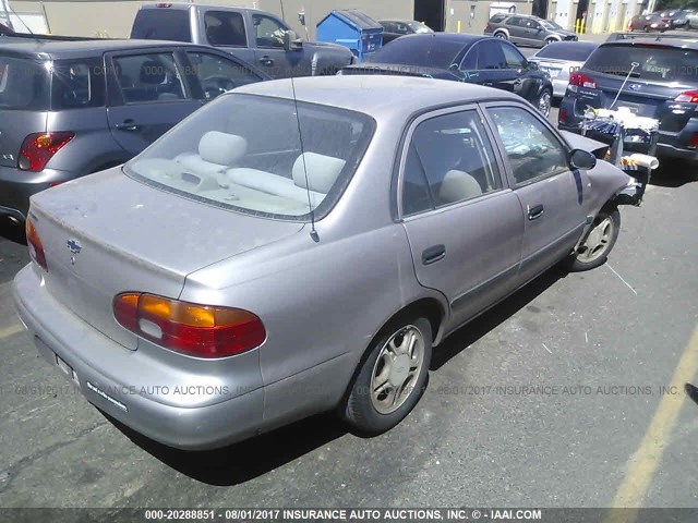 1Y1SK54861Z413209 - 2001 CHEVROLET GEO PRIZM LSI GOLD photo 4