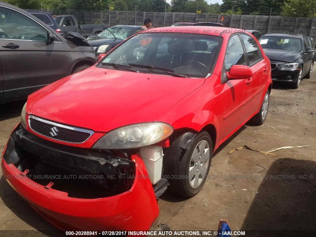 KL5JD66Z37K551416 - 2007 SUZUKI RENO CONVENIENCE RED photo 2