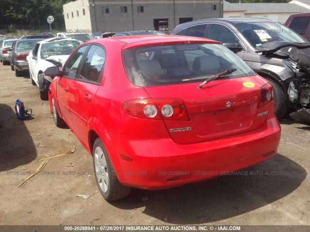 KL5JD66Z37K551416 - 2007 SUZUKI RENO CONVENIENCE RED photo 3