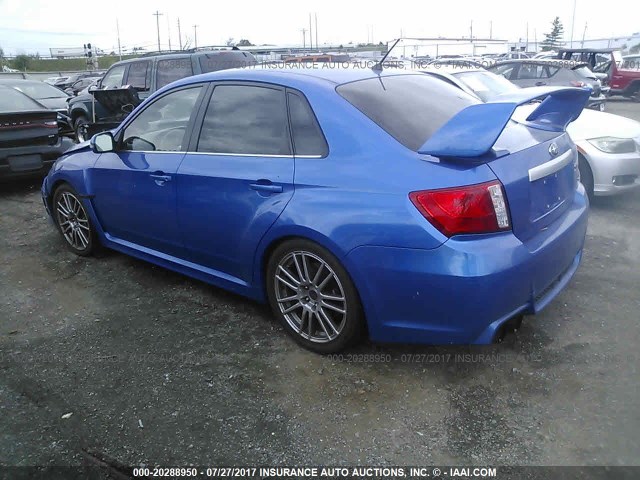 JF1GV8J62BL510553 - 2011 SUBARU IMPREZA WRX STI BLUE photo 3