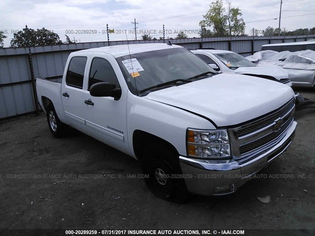 3GCPCSE04DG191529 - 2013 CHEVROLET SILVERADO C1500 LT WHITE photo 1