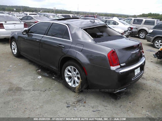 2C3CCAAG3FH931865 - 2015 CHRYSLER 300 LIMITED GRAY photo 3