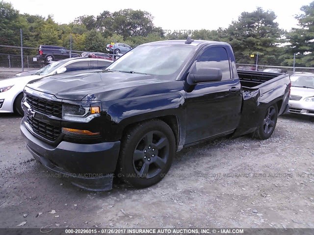 1GCNCNEC8GZ294136 - 2016 CHEVROLET SILVERADO C1500/C1500  LS BLACK photo 2