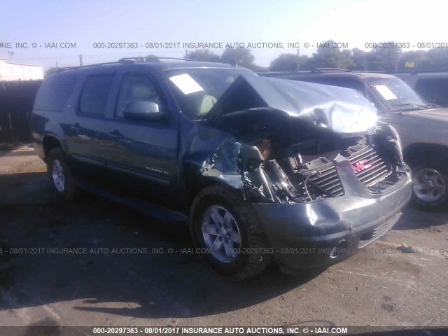 1GKUKKE33AR278726 - 2010 GMC YUKON XL K1500 SLT BLUE photo 1