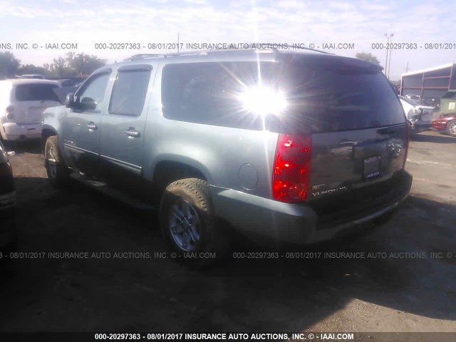 1GKUKKE33AR278726 - 2010 GMC YUKON XL K1500 SLT BLUE photo 3