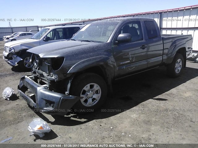 5TFUX4EN3FX038962 - 2015 TOYOTA TACOMA ACCESS CAB Сұр фото 2