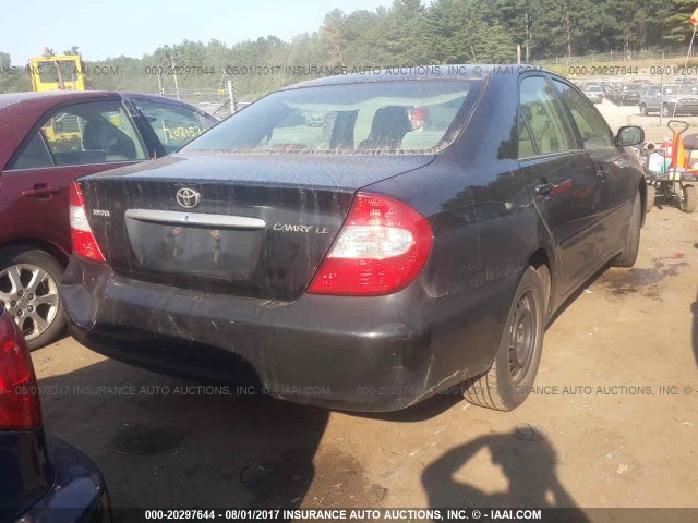 4T1BE32K34U339677 - 2004 TOYOTA CAMRY LE/XLE/SE 黑色 照片 4