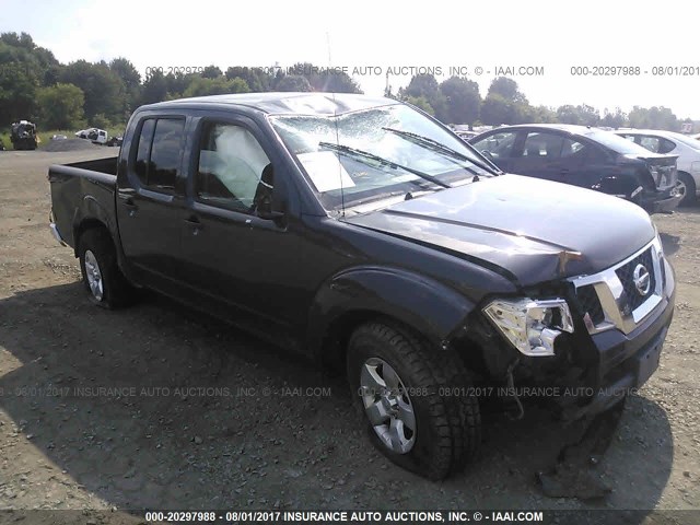 1N6AD0ER7CC414702 - 2012 NISSAN FRONTIER S/SV/SL/PRO-4X GRAY photo 1