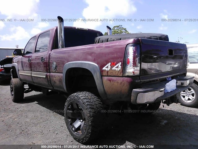 1GCHK23143F124089 - 2003 CHEVROLET SILVERADO K2500 HEAVY DUTY MAROON photo 3