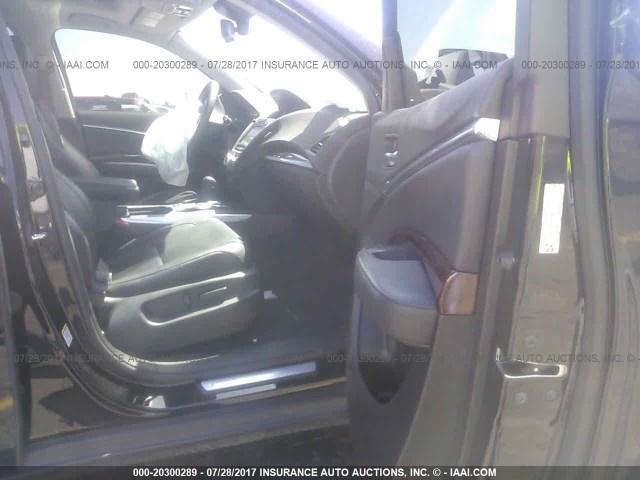 5FRYD4H40FB022630 - 2015 ACURA MDX TECHNOLOGY BLACK photo 5
