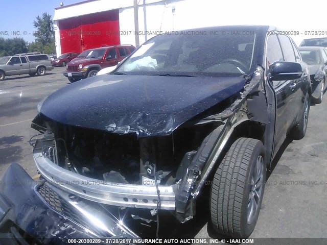 5FRYD4H40FB022630 - 2015 ACURA MDX TECHNOLOGY BLACK photo 6