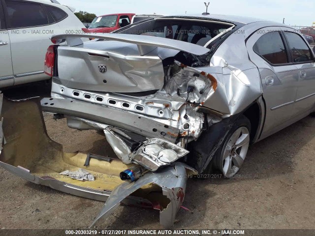 2B3CA3CV0AH286661 - 2010 DODGE CHARGER SXT SILVER photo 6