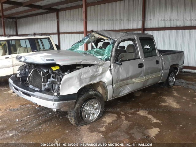 2GCEK13V871116204 - 2007 CHEVROLET SILVERADO K1500 CLASSIC CREW CAB TAN photo 2