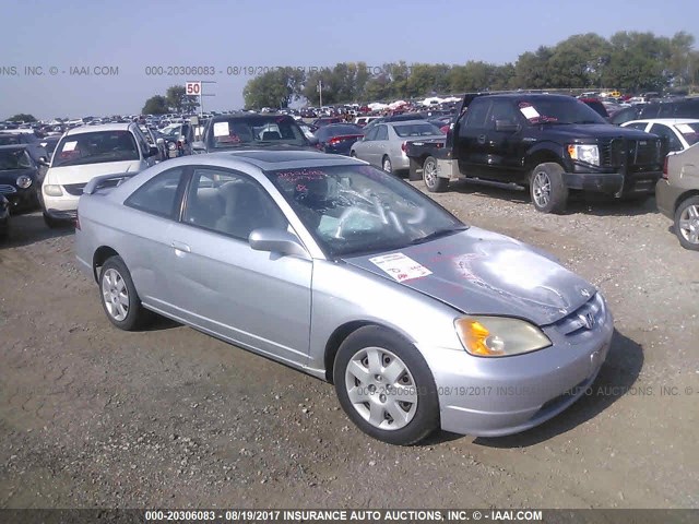 1HGEM22951L095609 - 2001 HONDA CIVIC SI/EX SILVER photo 1