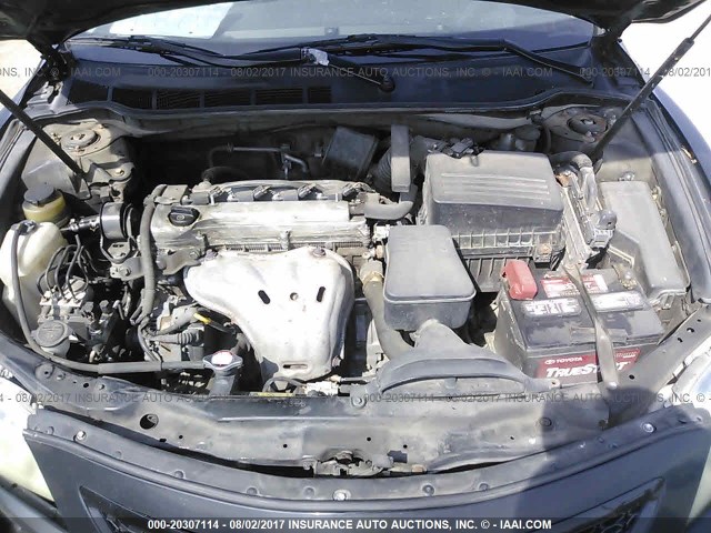 4T1BE46KX7U720432 - 2007 TOYOTA CAMRY NEW GENERAT CE/LE/XLE/SE BLACK photo 10