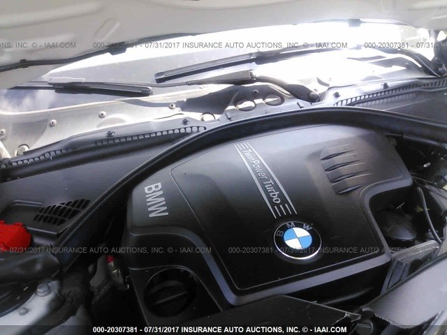 WBA3B5C51EP541288 - 2014 BMW 328 XI SULEV SILVER photo 10