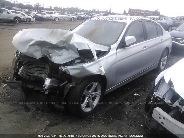WBA3B5C51EP541288 - 2014 BMW 328 XI SULEV SILVER photo 2
