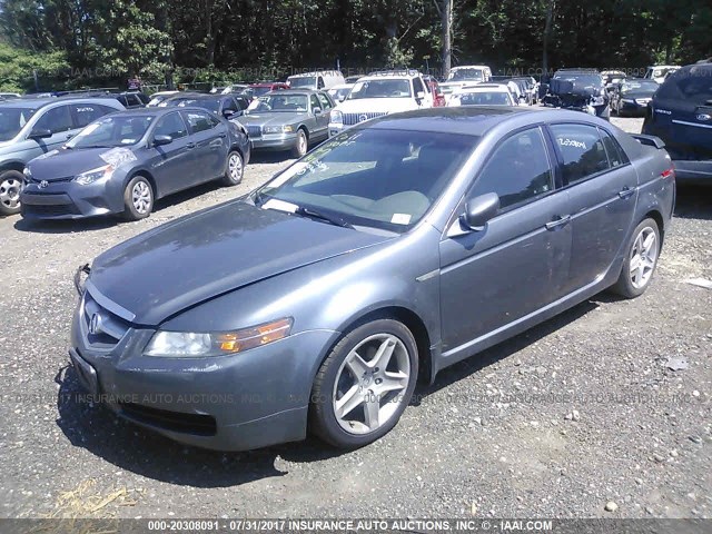 19UUA66225A071925 - 2005 ACURA TL GRAY photo 2