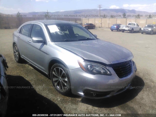 1C3CCBCG8DN706462 - 2013 CHRYSLER 200 LIMITED GRAY photo 1