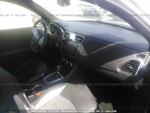 1C3CCBCG8DN706462 - 2013 CHRYSLER 200 LIMITED GRAY photo 5