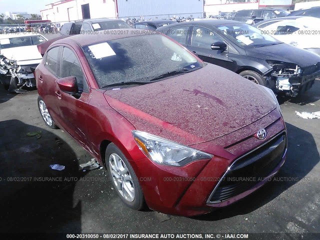 3MYDLBYV5HY176761 - 2017 TOYOTA YARIS IA RED photo 1