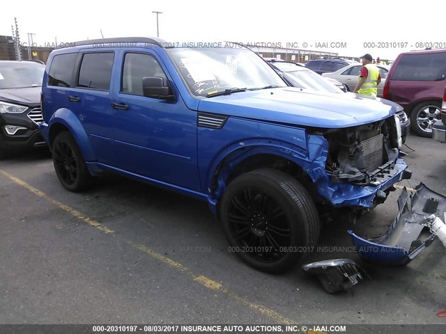 1D8GU58628W229282 - 2008 DODGE NITRO R/T BLUE photo 1