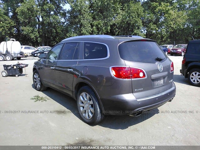 5GALVCEDXAJ217595 - 2010 BUICK ENCLAVE CXL BROWN photo 3