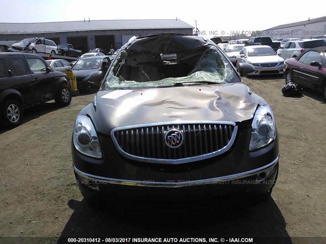 5GALVCEDXAJ217595 - 2010 BUICK ENCLAVE CXL 棕色 照片 6