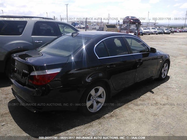 WBANA53554B174743 - 2004 BMW 525 I BLACK photo 4