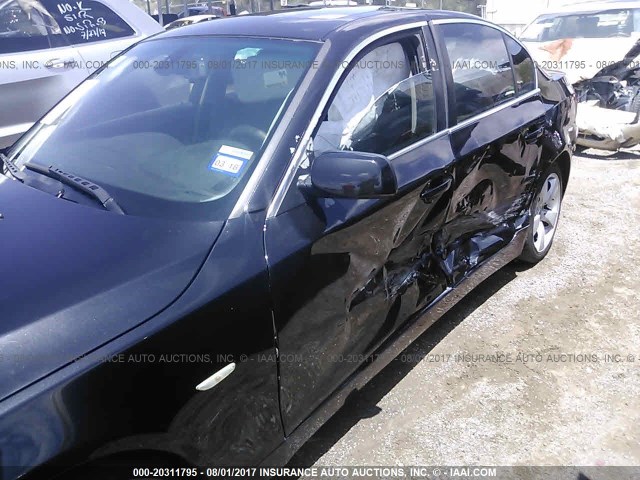 WBANA53554B174743 - 2004 BMW 525 I BLACK photo 6