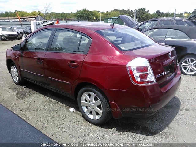 3N1AB61E78L667788 - 2008 NISSAN SENTRA 2.0/2.0S/2.0SL MAROON photo 3