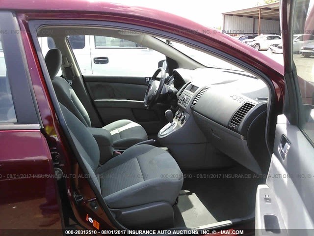 3N1AB61E78L667788 - 2008 NISSAN SENTRA 2.0/2.0S/2.0SL MAROON photo 5