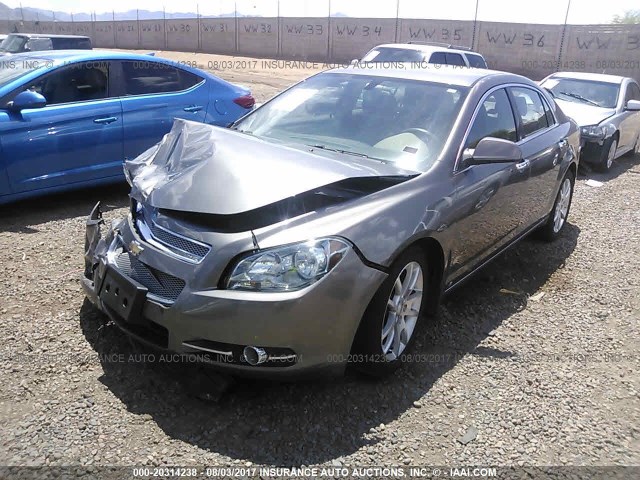 1G1ZE5EB7A4108571 - 2010 CHEVROLET MALIBU LTZ 棕色 照片 2