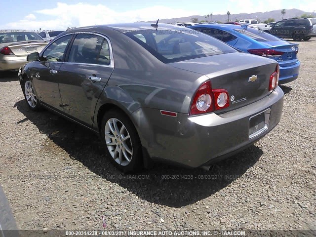 1G1ZE5EB7A4108571 - 2010 CHEVROLET MALIBU LTZ 棕色 照片 3