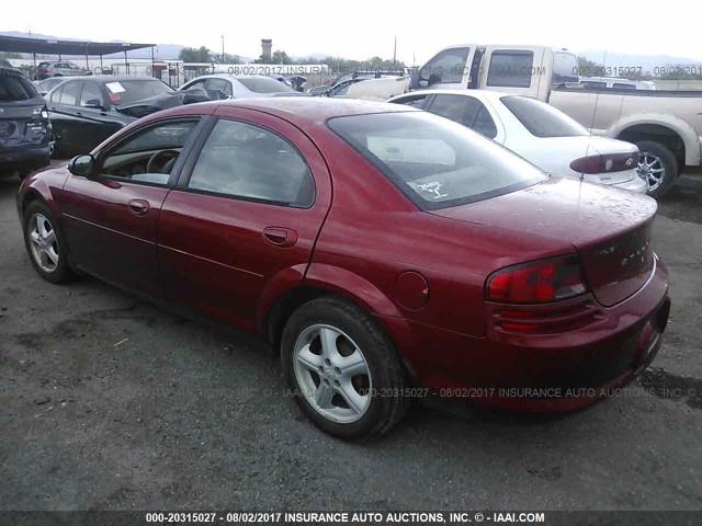 1B3EL46R35N689649 - 2005 DODGE STRATUS SXT RED photo 3