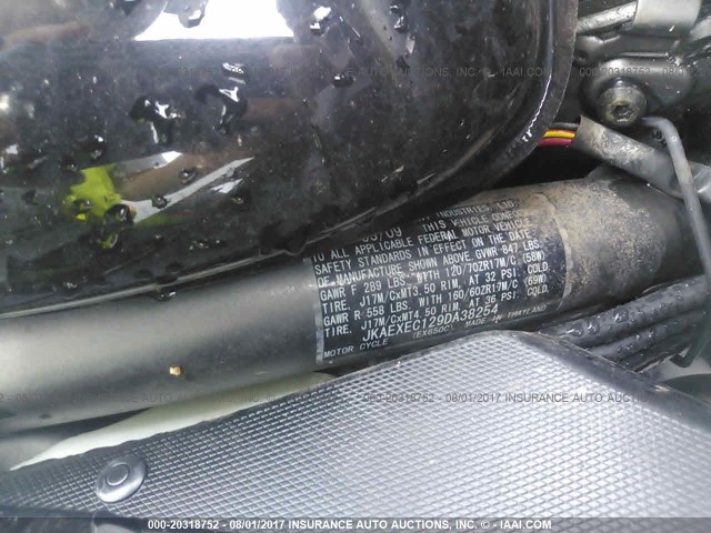 JKAEXEC129DA38254 - 2009 KAWASAKI EX650 C 黑色 照片 10