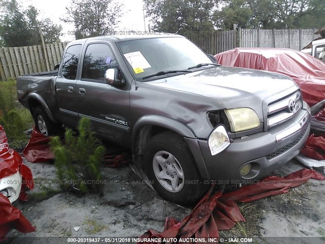 5TBRT34194S451071 - 2004 TOYOTA TUNDRA ACCESS CAB SR5 GRAY photo 1