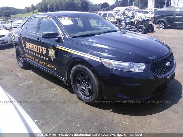 1FAHP2MKXEG129793 - 2014 FORD TAURUS POLICE INTERCEPTOR BLACK photo 1