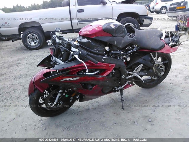 JYARJ16E7BA022101 - 2011 YAMAHA YZFR6 RED photo 2