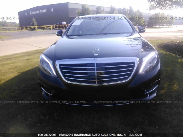 WDDUG8CB0FA138302 - 2015 MERCEDES-BENZ S 550 BLACK photo 6