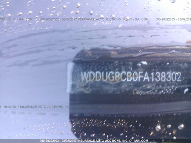 WDDUG8CB0FA138302 - 2015 MERCEDES-BENZ S 550 BLACK photo 9