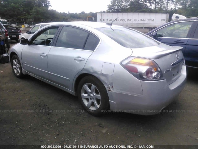 1N4CL21E88C227687 - 2008 NISSAN ALTIMA HYBRID SILVER photo 3