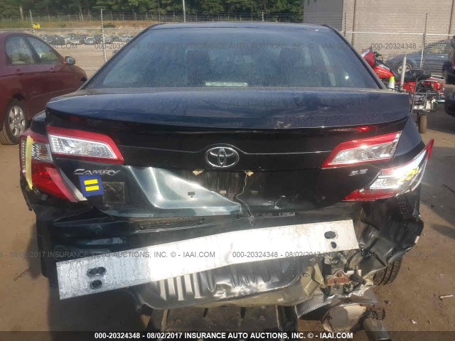 4T1BF1FK2EU787695 - 2014 TOYOTA CAMRY L/SE/LE/XLE 黑色 照片 6
