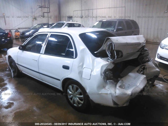 1NXBR12E6XZ153378 - 1999 TOYOTA COROLLA VE/CE/LE 白色 照片 3